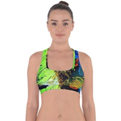 I Wonder 1 Cross Back Hipster Bikini Top 