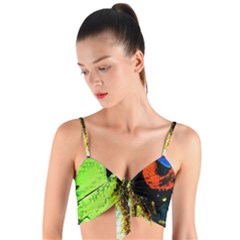 I Wonder 1 Woven Tie Front Bralet