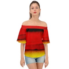 Colors And Fabrics 7 Off Shoulder Short Sleeve Top