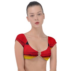 Colors And Fabrics 7 Cap Sleeve Ring Bikini Top