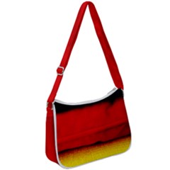 Colors And Fabrics 7 Zip Up Shoulder Bag