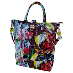 Eden Garden 12 Buckle Top Tote Bag by bestdesignintheworld