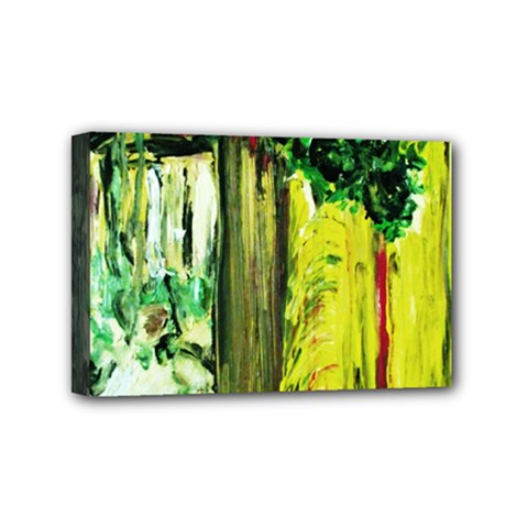 Old Tree And House With An Arch 8 Mini Canvas 6  X 4  (stretched) by bestdesignintheworld