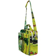 Old Tree And House With An Arch 8 Crossbody Day Bag by bestdesignintheworld