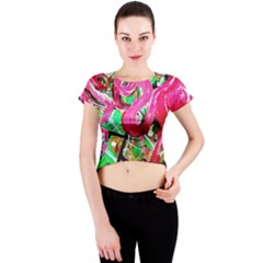 Flamingo   Child Of Dawn 9 Crew Neck Crop Top by bestdesignintheworld