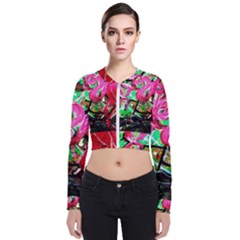 Flamingo   Child Of Dawn 9 Long Sleeve Zip Up Bomber Jacket by bestdesignintheworld