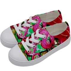 Flamingo   Child Of Dawn 9 Kids  Low Top Canvas Sneakers by bestdesignintheworld