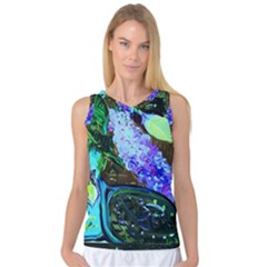 Lilac And Lillies 1 Women s Basketball Tank Top by bestdesignintheworld