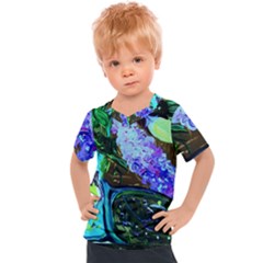 Lilac And Lillies 1 Kids  Sports Tee