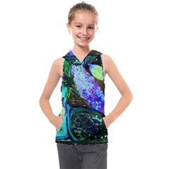 Lilac And Lillies 1 Kids  Sleeveless Hoodie by bestdesignintheworld