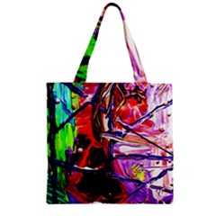 Depression 6 Zipper Grocery Tote Bag by bestdesignintheworld