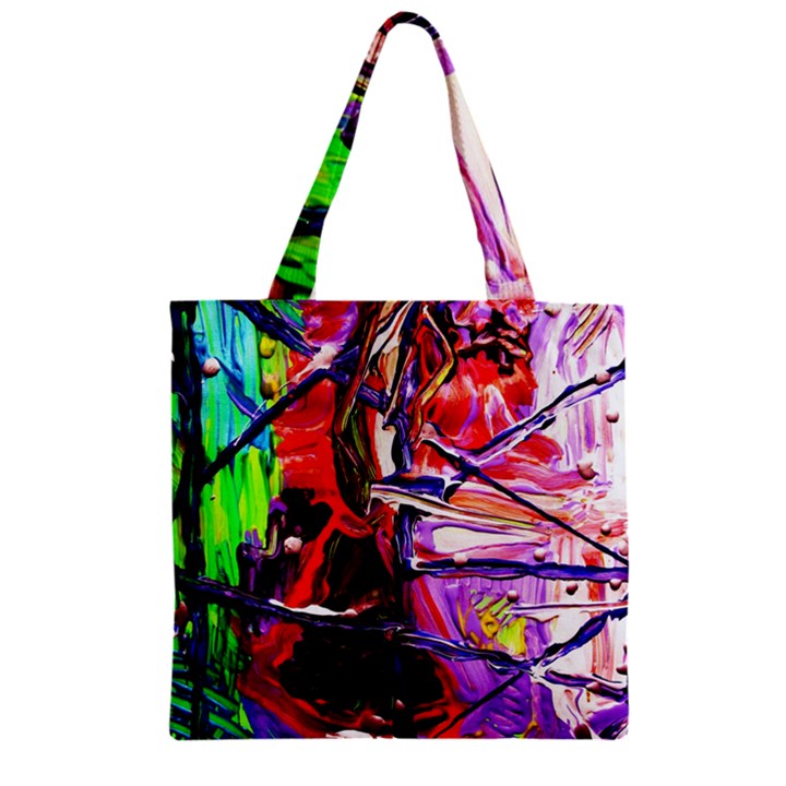 Depression 6 Zipper Grocery Tote Bag