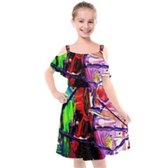 Depression 6 Kids  Cut Out Shoulders Chiffon Dress by bestdesignintheworld