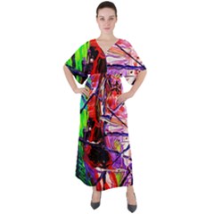 Depression 6 V-neck Boho Style Maxi Dress