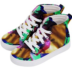 Global Warming 9 Kids  Hi-top Skate Sneakers by bestdesignintheworld