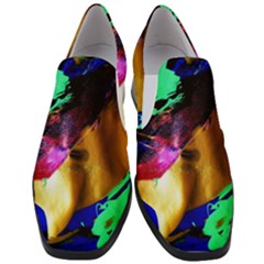 Global Warming 9 Women Slip On Heel Loafers by bestdesignintheworld