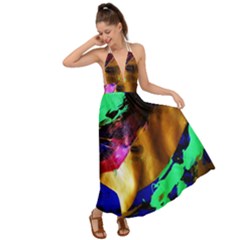 Global Warming 9 Backless Maxi Beach Dress by bestdesignintheworld