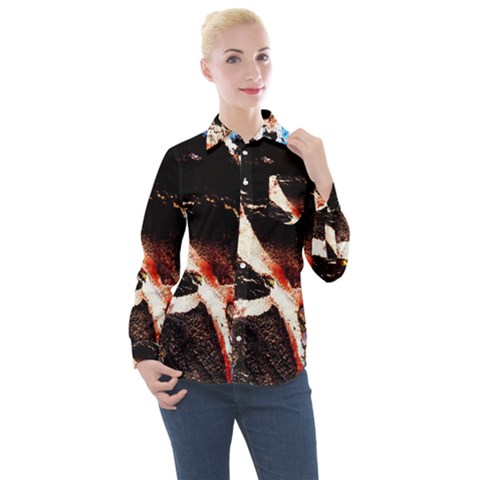 Egg In The Duck 4 Women s Long Sleeve Pocket Shirt by bestdesignintheworld