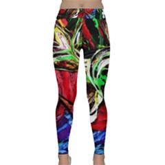 Lillies In The Terracotta Vase 3 Classic Yoga Leggings