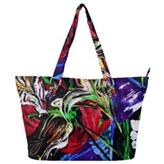 Lillies In The Terracotta Vase 3 Full Print Shoulder Bag by bestdesignintheworld