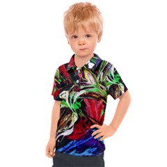 Lillies In The Terracotta Vase 3 Kids  Polo Tee