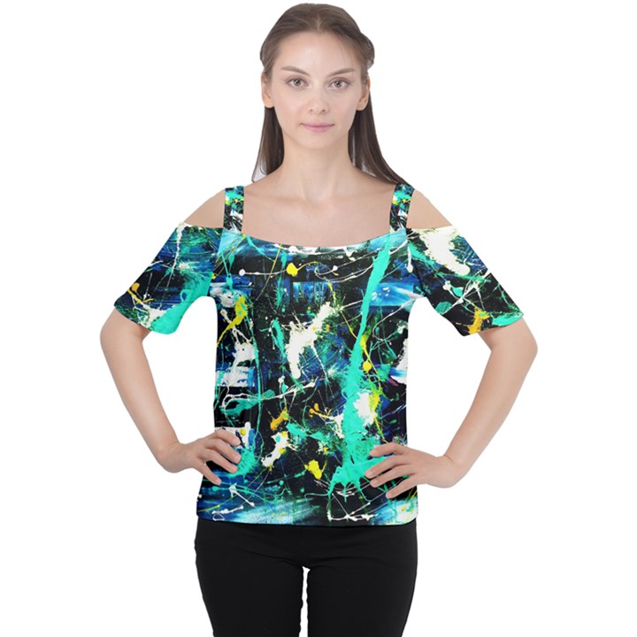 Brain Reflections 1 Cutout Shoulder Tee