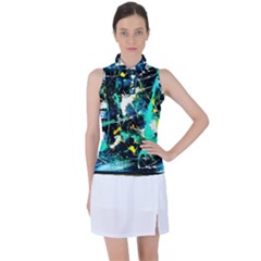 Brain Reflections 1 Women s Sleeveless Polo Tee