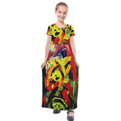 1 Kids  Short Sleeve Maxi Dress by bestdesignintheworld