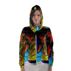 I Wonder 1 Women s Hooded Windbreaker by bestdesignintheworld