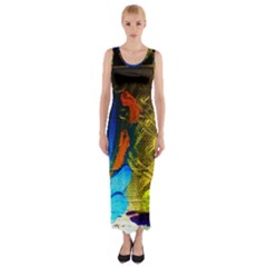 I Wonder 1 Fitted Maxi Dress by bestdesignintheworld