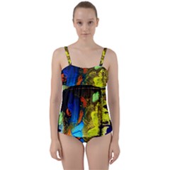 I Wonder 1 Twist Front Tankini Set by bestdesignintheworld