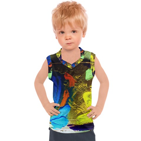 I Wonder 1 Kids  Sport Tank Top by bestdesignintheworld