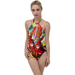 Red Aeroplane 2 Go With The Flow One Piece Swimsuit by bestdesignintheworld