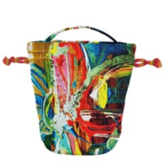 Red Aeroplane 2 Drawstring Bucket Bag by bestdesignintheworld