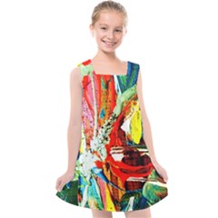 Red Aeroplane 2 Kids  Cross Back Dress by bestdesignintheworld