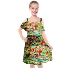 Width 2 Kids  Cut Out Shoulders Chiffon Dress by bestdesignintheworld