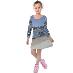 Balboa 1 3 Kids  Long Sleeve Velvet Dress