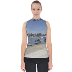 Balboa 1 3 Mock Neck Shell Top by bestdesignintheworld