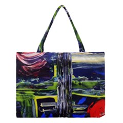 Between Two Moons 7 Medium Tote Bag by bestdesignintheworld