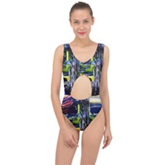 Between Two Moons 7 Center Cut Out Swimsuit by bestdesignintheworld