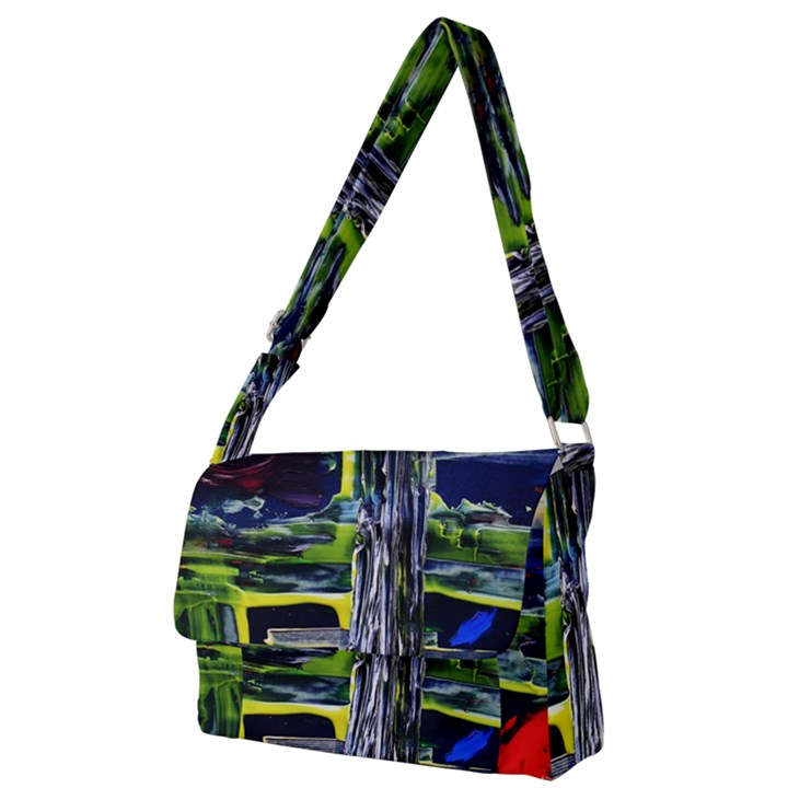 Between Two Moons 7 Full Print Messenger Bag (L)