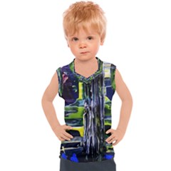 Between Two Moons 7 Kids  Sport Tank Top