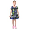 Between Two Moons 7 Kids  Short Sleeve Velvet Dress View1