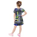 Between Two Moons 7 Kids  Short Sleeve Velvet Dress View2