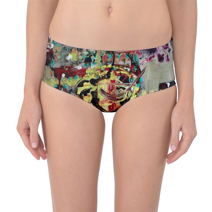 Little Bird Mid-Waist Bikini Bottoms