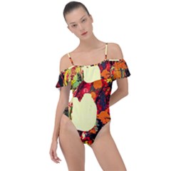 City 1 1 Frill Detail One Piece Swimsuit