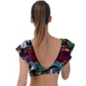 York 1 4 Plunge Frill Sleeve Bikini Top View2