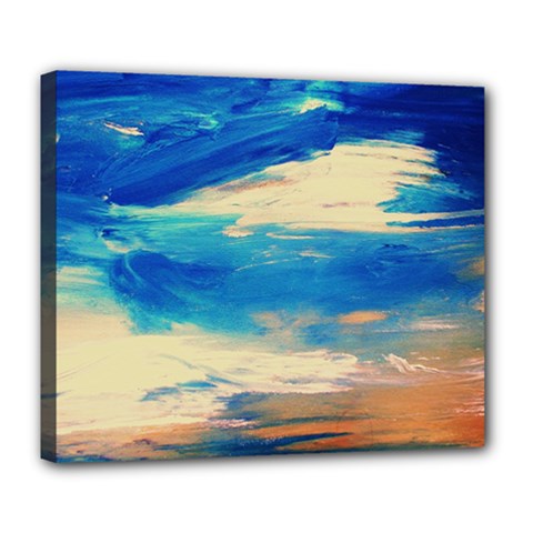 Skydiving 1 1 Deluxe Canvas 24  X 20  (stretched) by bestdesignintheworld