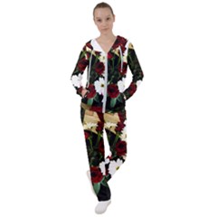 Roses 1 2 Women s Tracksuit by bestdesignintheworld