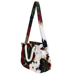 Roses 1 2 Rope Handles Shoulder Strap Bag by bestdesignintheworld